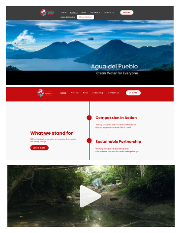 GIC website homepage and digital experience